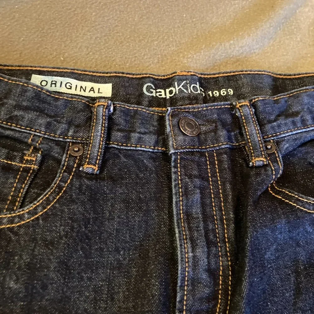 NWOT Boy GAP Kids 1969 Original Denim Jeans Blue Size 18R (#3)